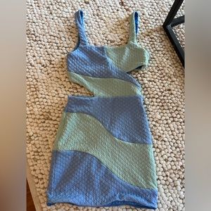 Lovers + Friends Nylon Bodycon Cutout Dress XS